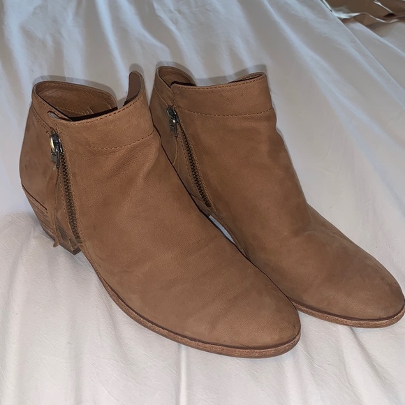 Sam Edelman Packer Leather block heel ankle boots - Picture 2 of 9